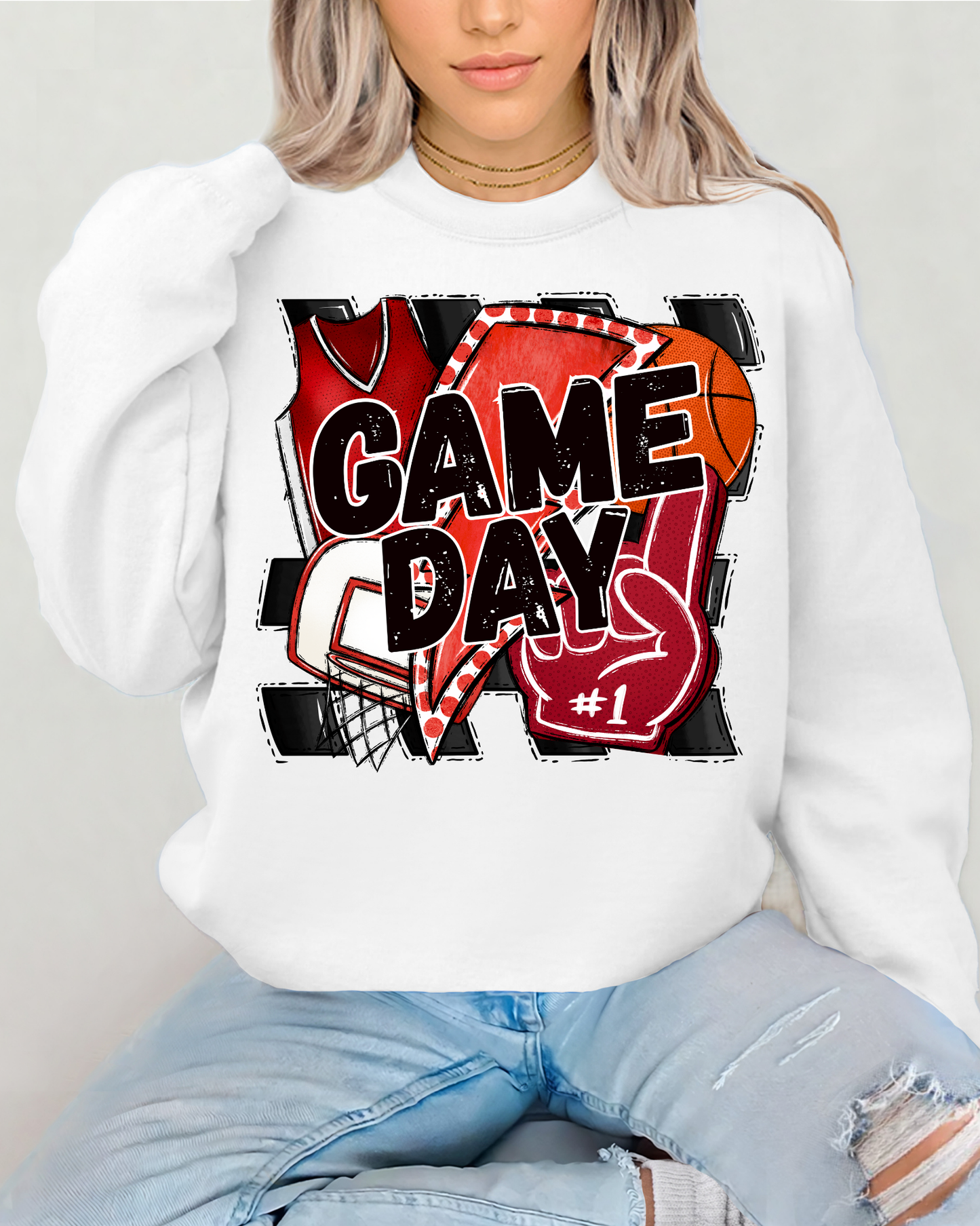 Game Day Basketball (red)