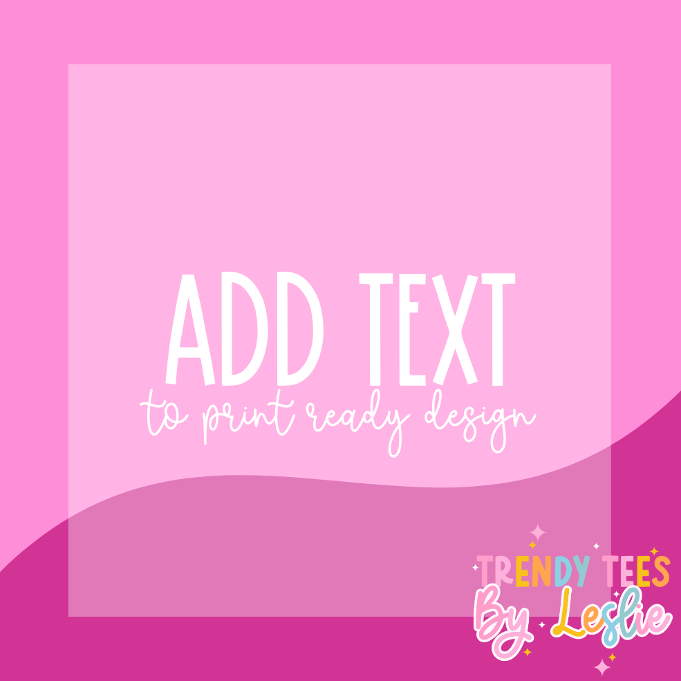 Add Text Fee