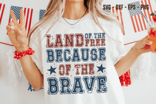 Land of the free because of the brave
