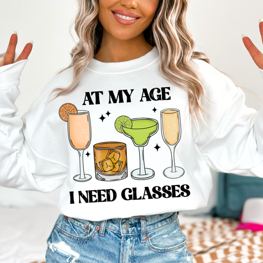 At my age I need glasses
