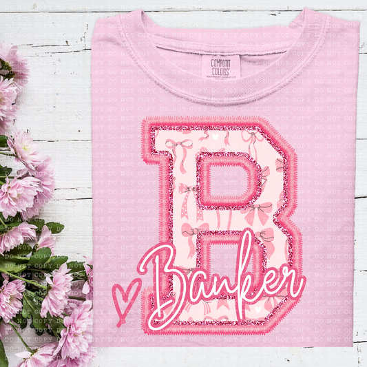 Pink Coquette Banker