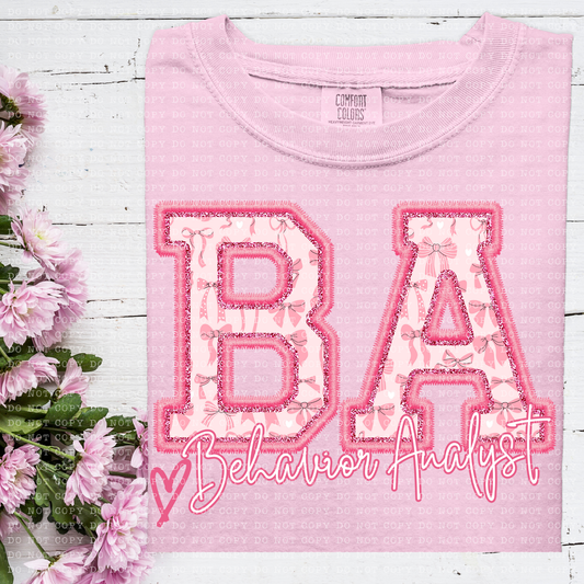 Pink Coquette Behavior Analyst