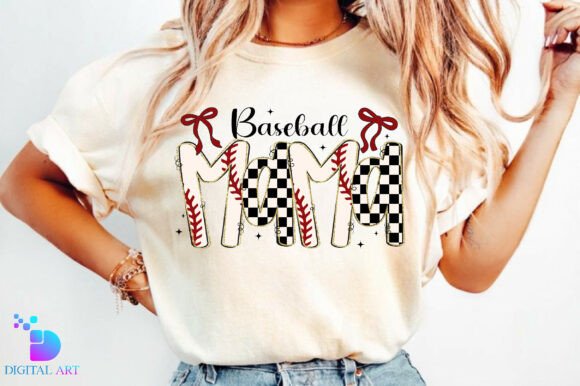 Baseball Mama DTF Transfer
