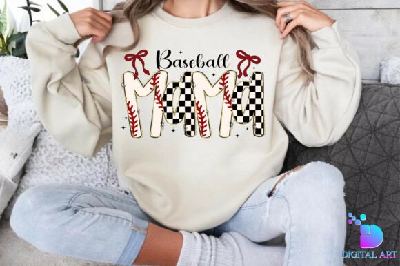 Baseball Mama DTF Transfer