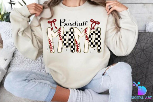 Baseball Mama DTF Transfer