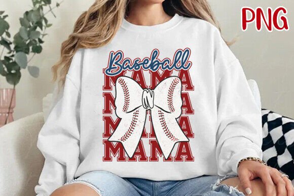 Baseball Mama DTF Transfer