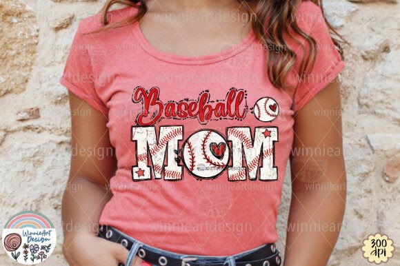Baseball Mom DTF Transfer