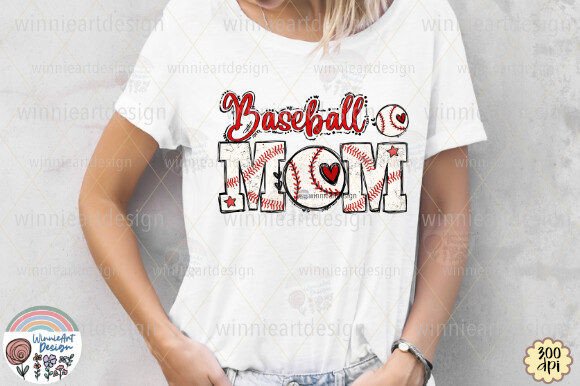 Baseball Mom DTF Transfer