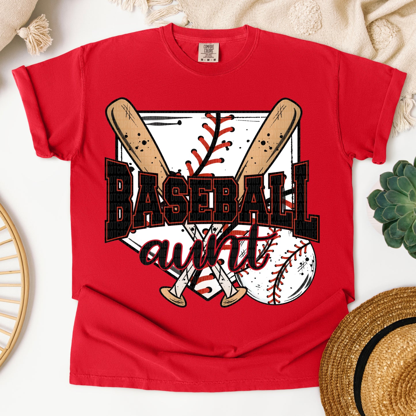 Baseball Aunt DTF Transfer