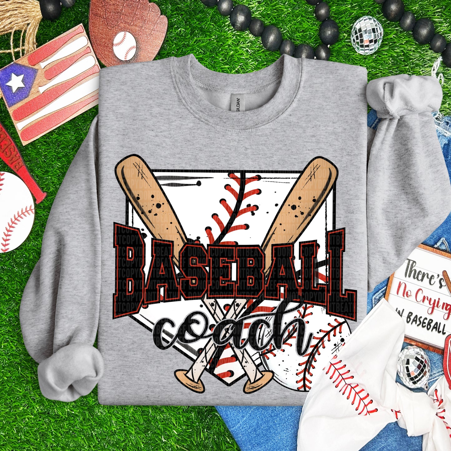 Baseball Coach DTF Transfer