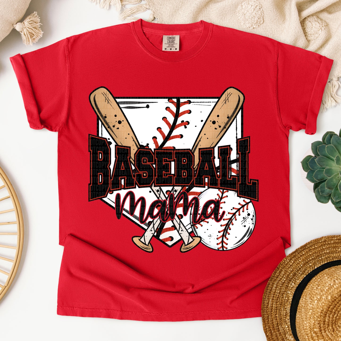 Baseball Mama DTF Transfer