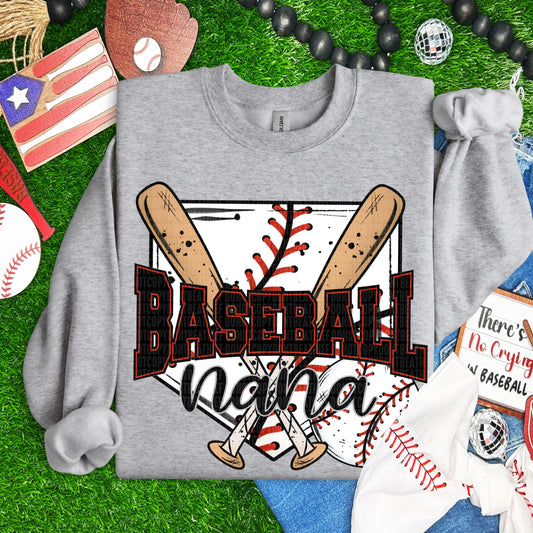 Baseball Nana DTF Transfer