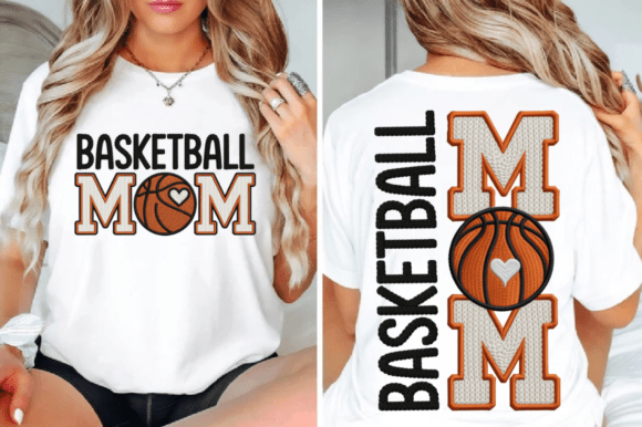 Basketball Mom DTF Transfer (back)