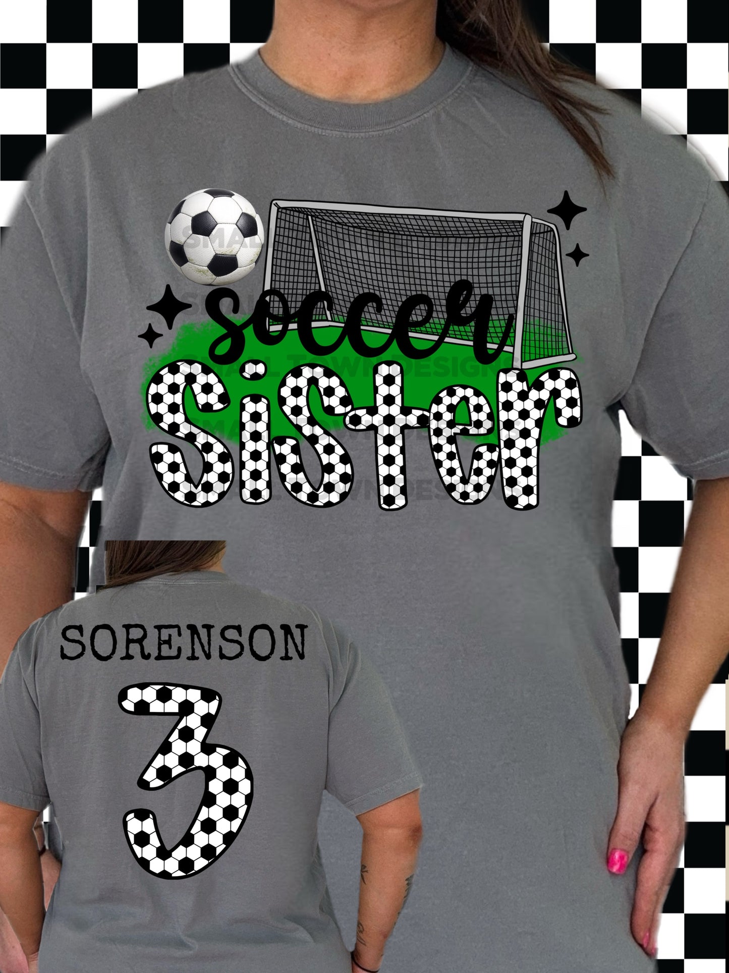 Soccer Sister DTF Transfer