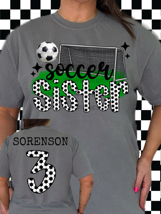 Soccer Sister DTF Transfer