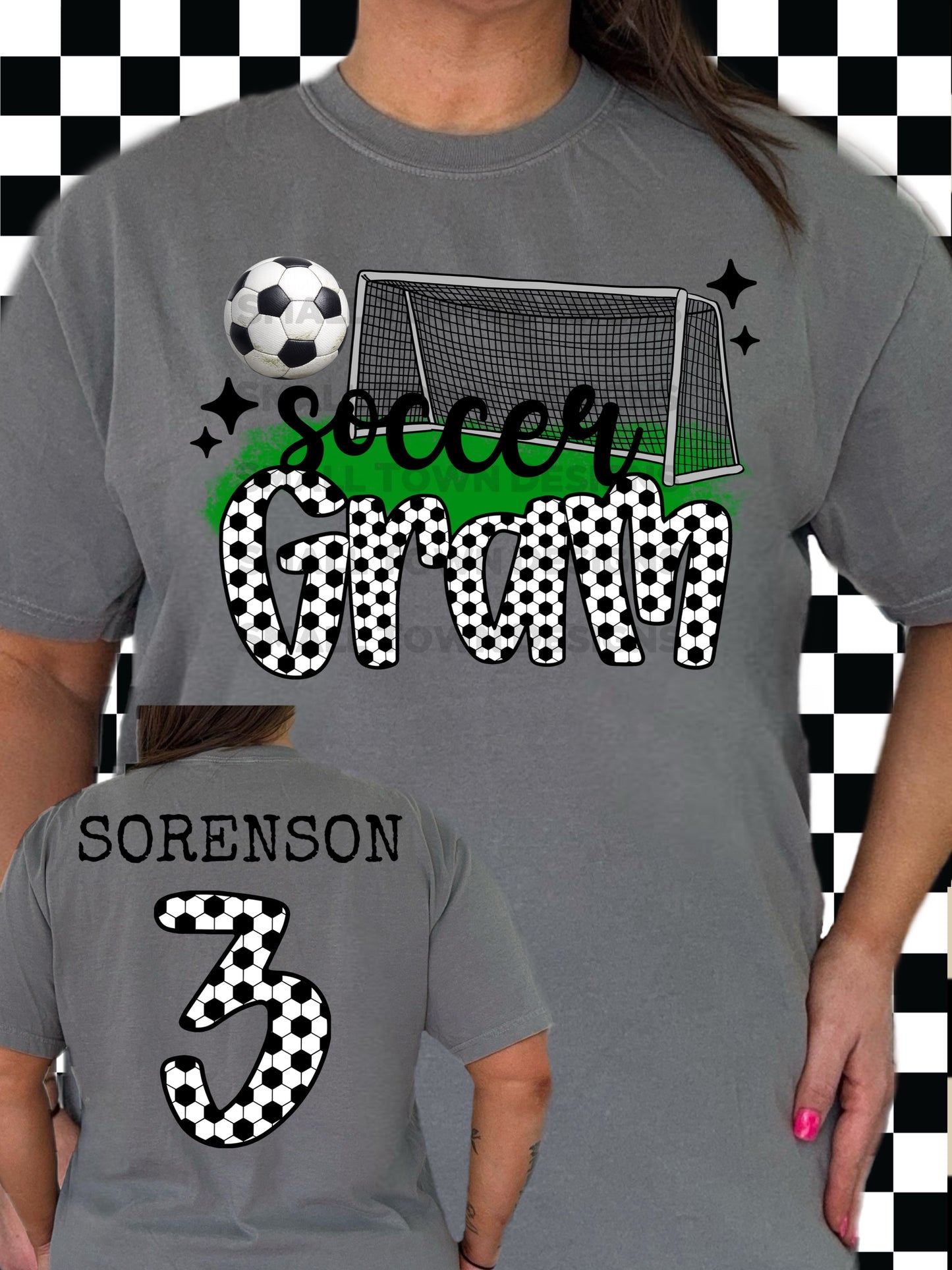 Soccer Gram DTF Transfer