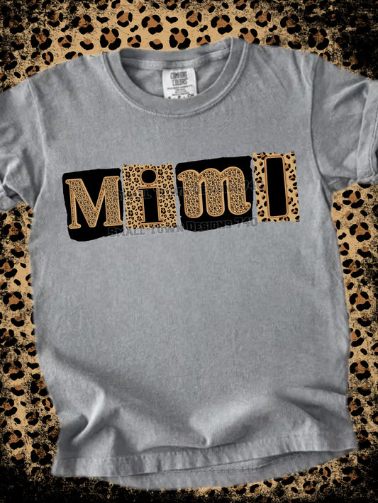 Leopard Print “Mimi” DTF Transfer