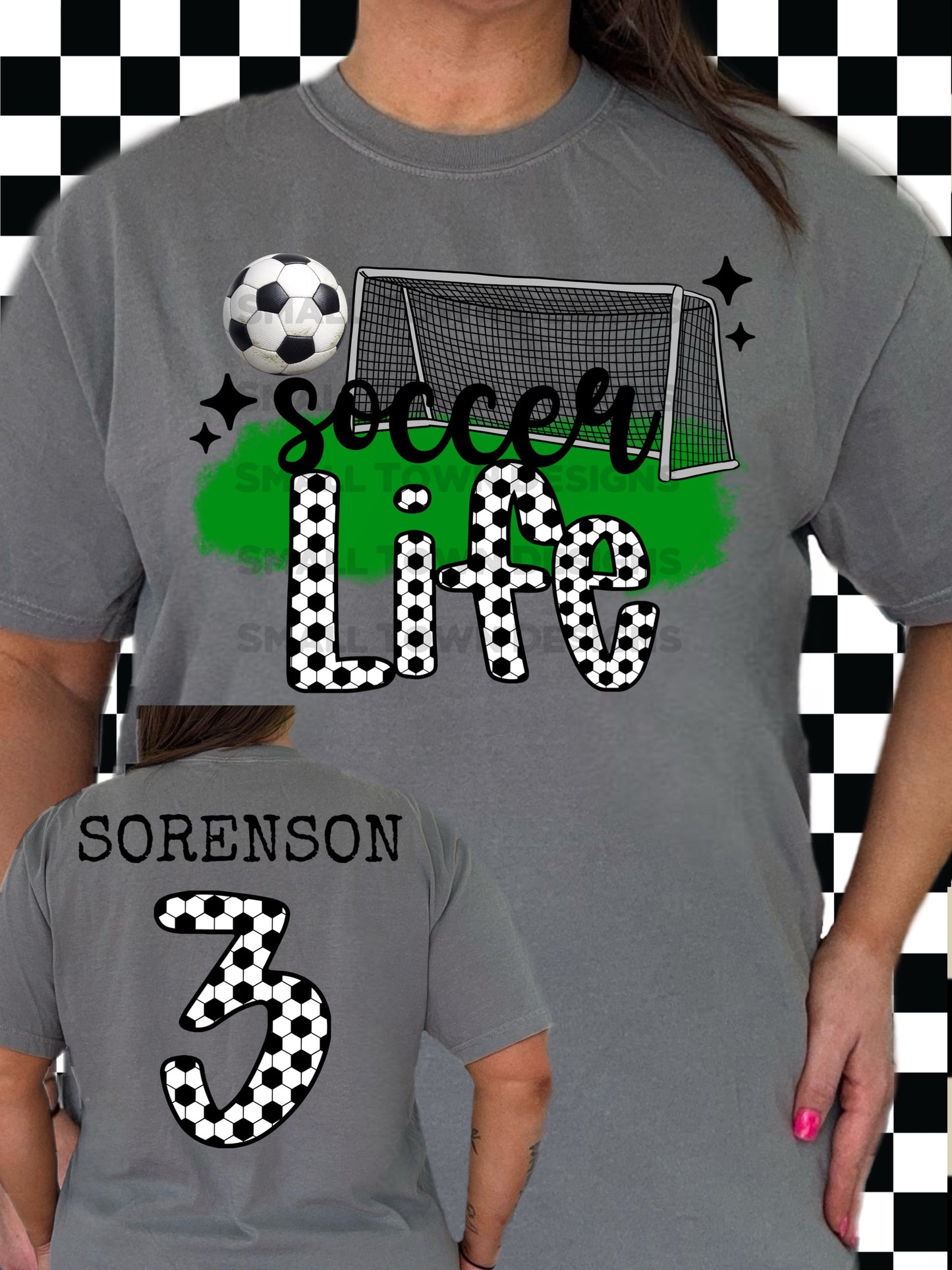 Soccer Life  DTF Transfer