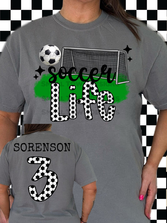 Soccer Life  DTF Transfer