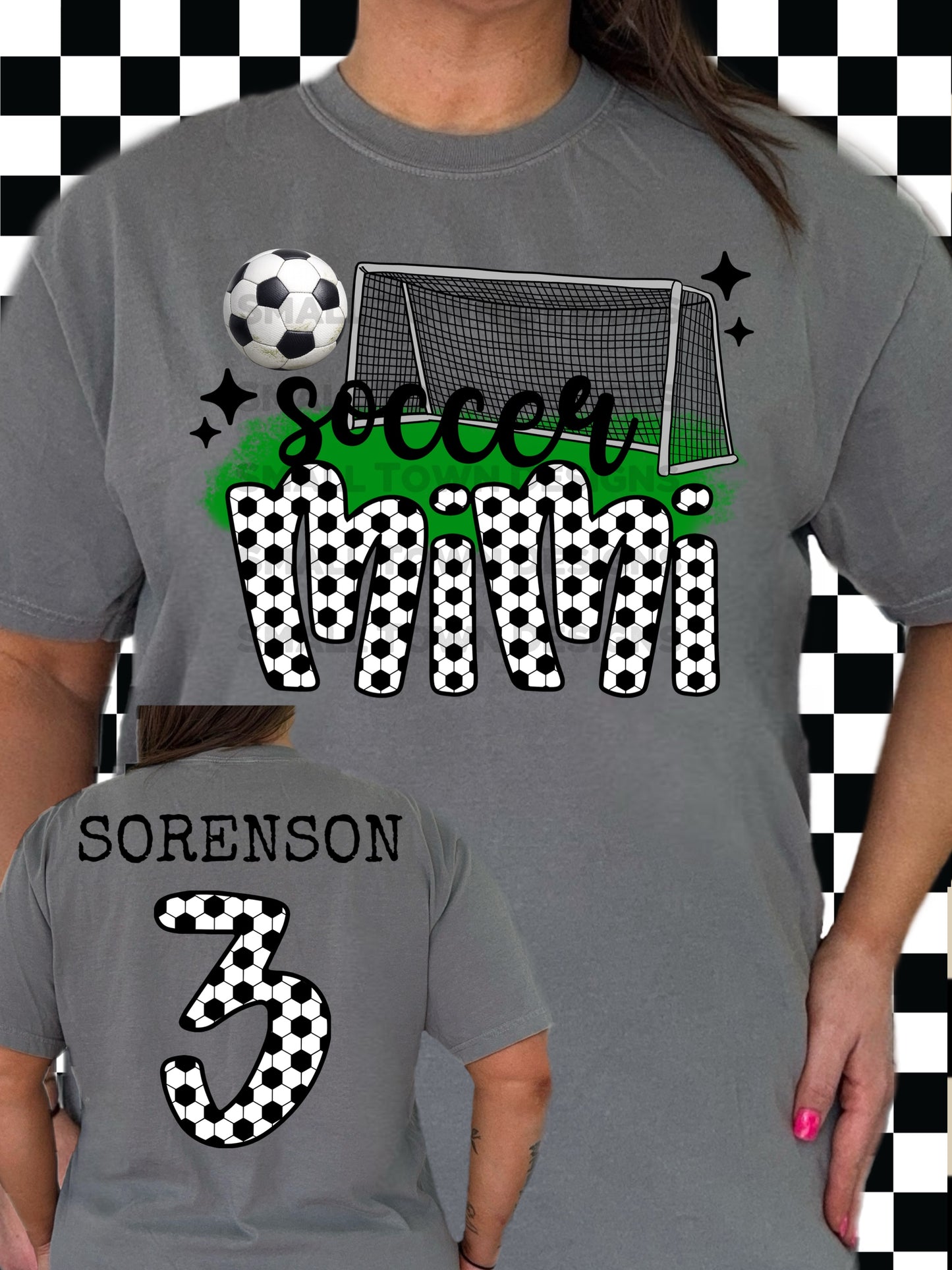 Soccer Mimi DTF Transfer
