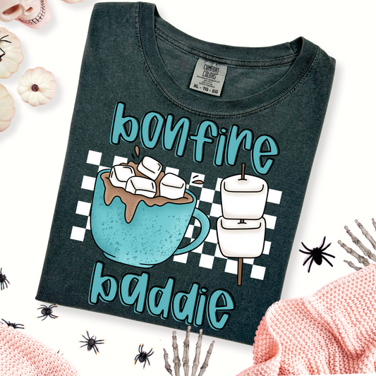 Bonfire Baddie (white checkered)