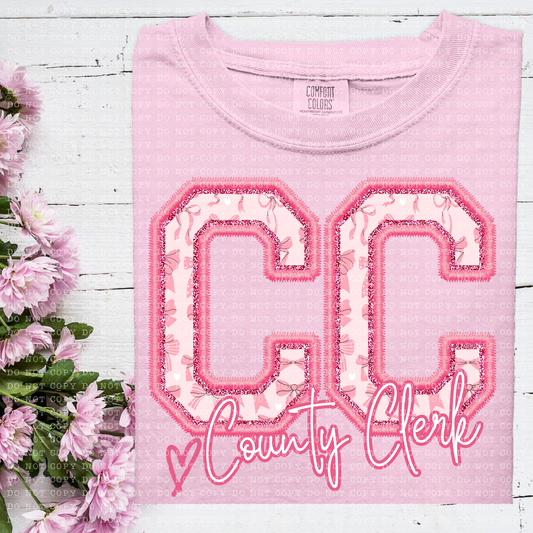 Pink Coquette County Clerk