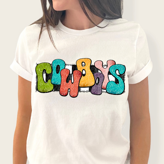 Cowboys (retro rainbow)