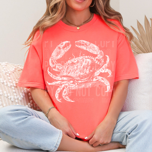 Vintage Crab DTF Transfer