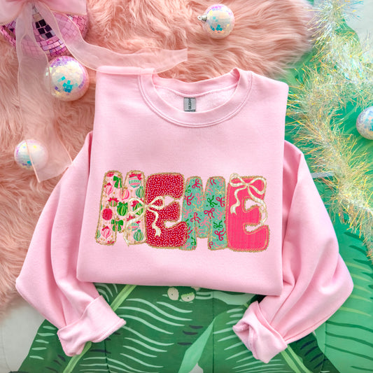 Christmas Bow Lace Meme