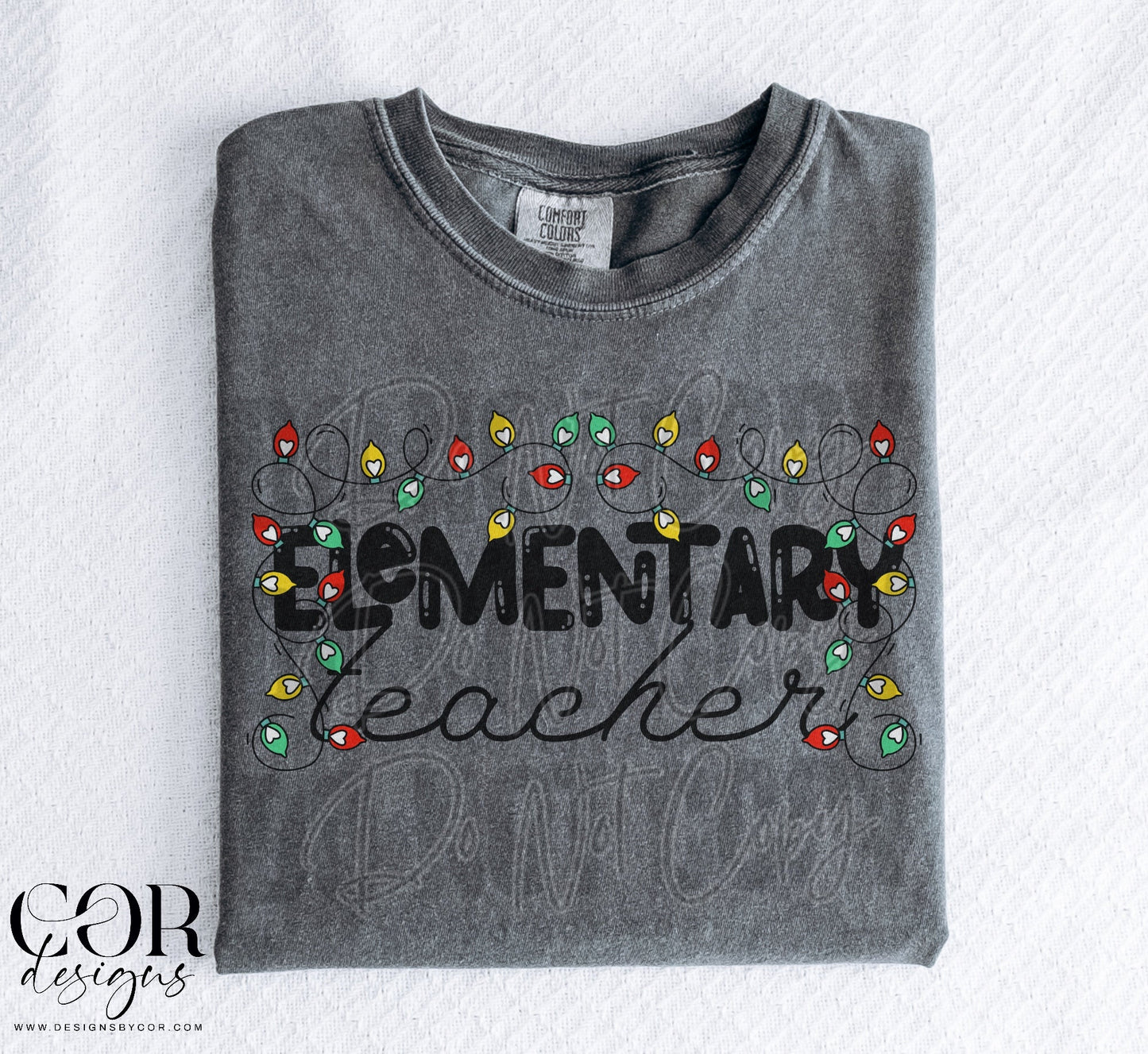 Elementary Teacher (Christmas lights)