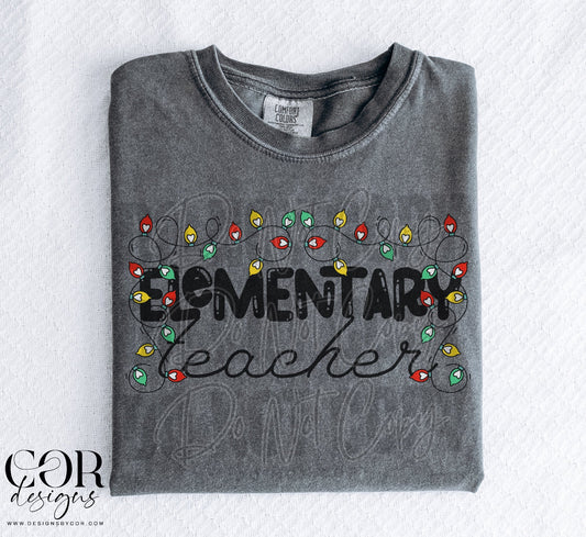 Elementary Teacher (Christmas lights)