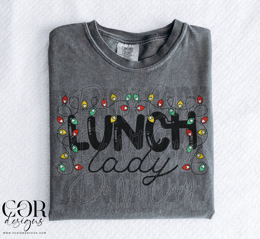 Lunch Lady (Christmas lights )