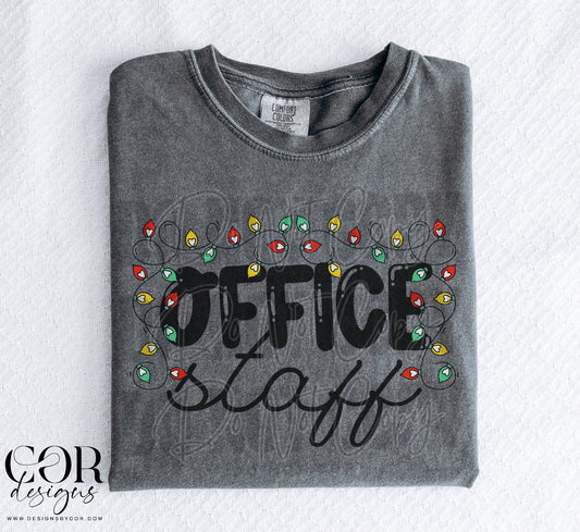 Office Staff (Christmas lights)