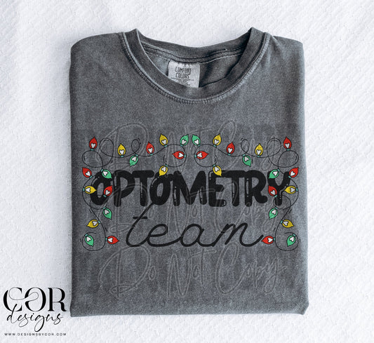 Optometry Team (Christmas lights)