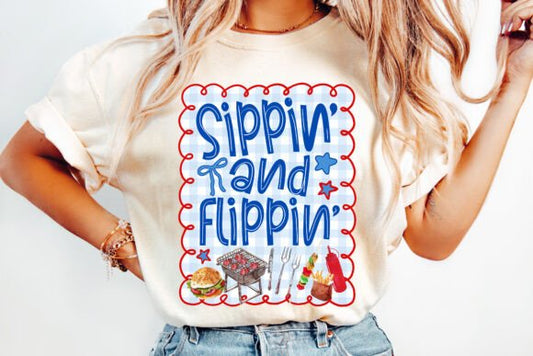 Sippin' and flippin'