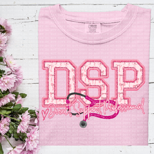 Pink Coquette Direct Support Professional