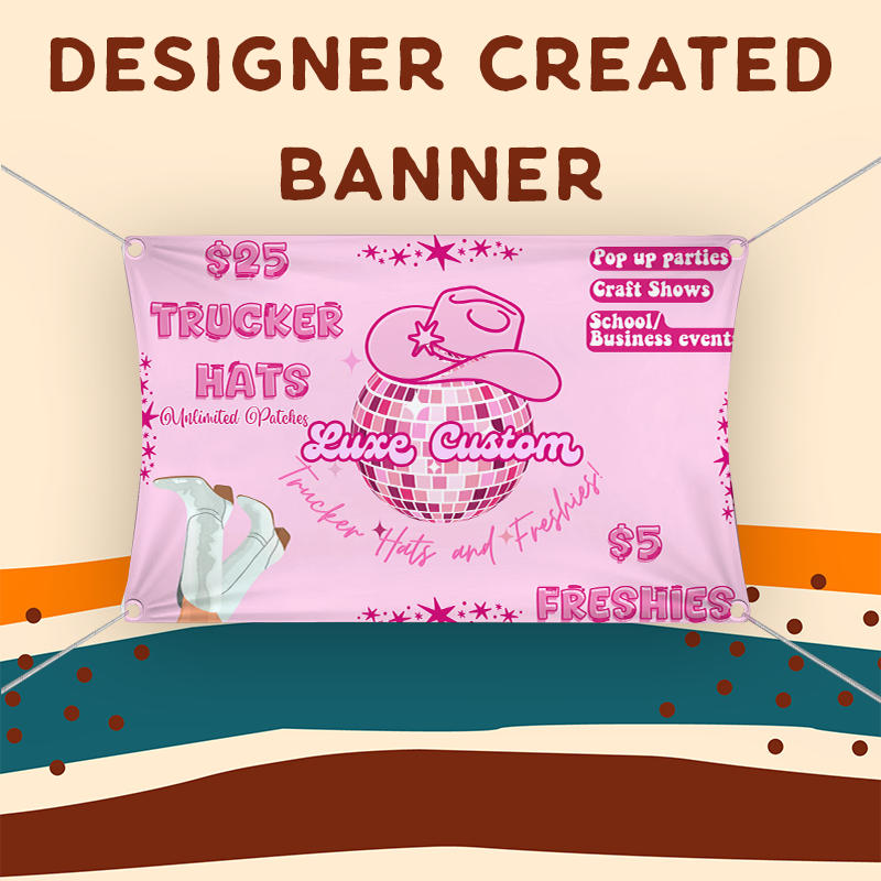 Designer created  - Banner Design Setup fee