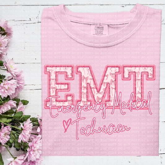 Pink Coquette Emergency Medical Technician