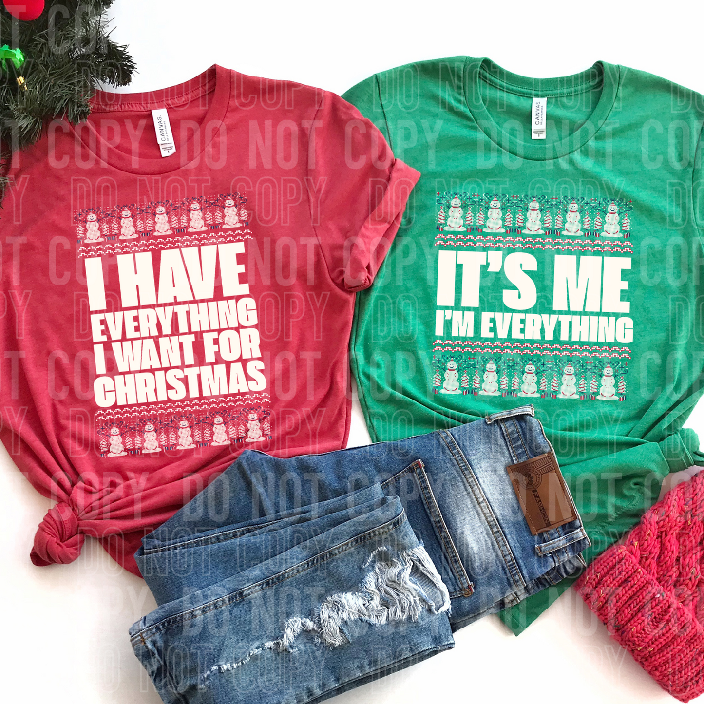I have everything I want for Christmas (left)