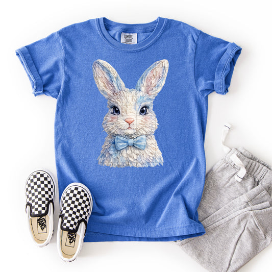 Boy Bunny with Bowtie – Easter DTF Transfer