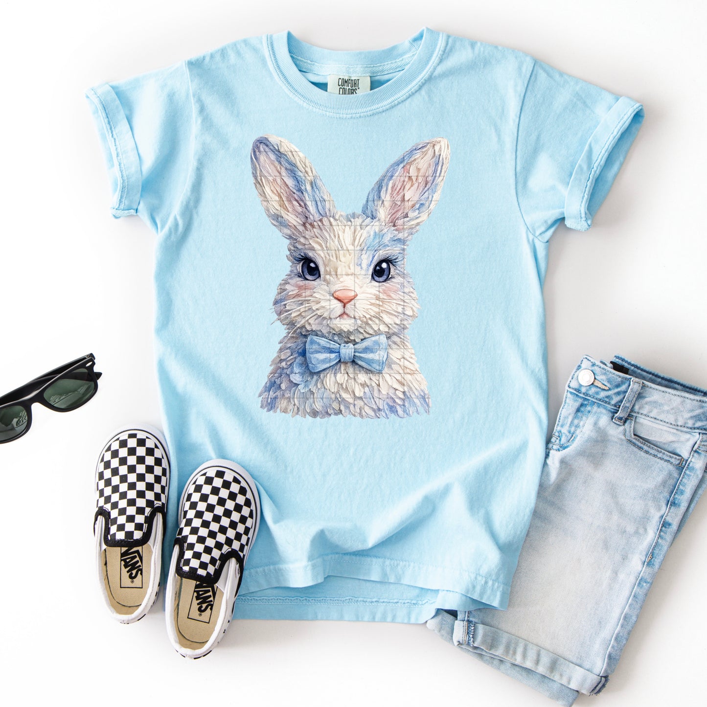 Boy Bunny with Bowtie – Easter DTF Transfer