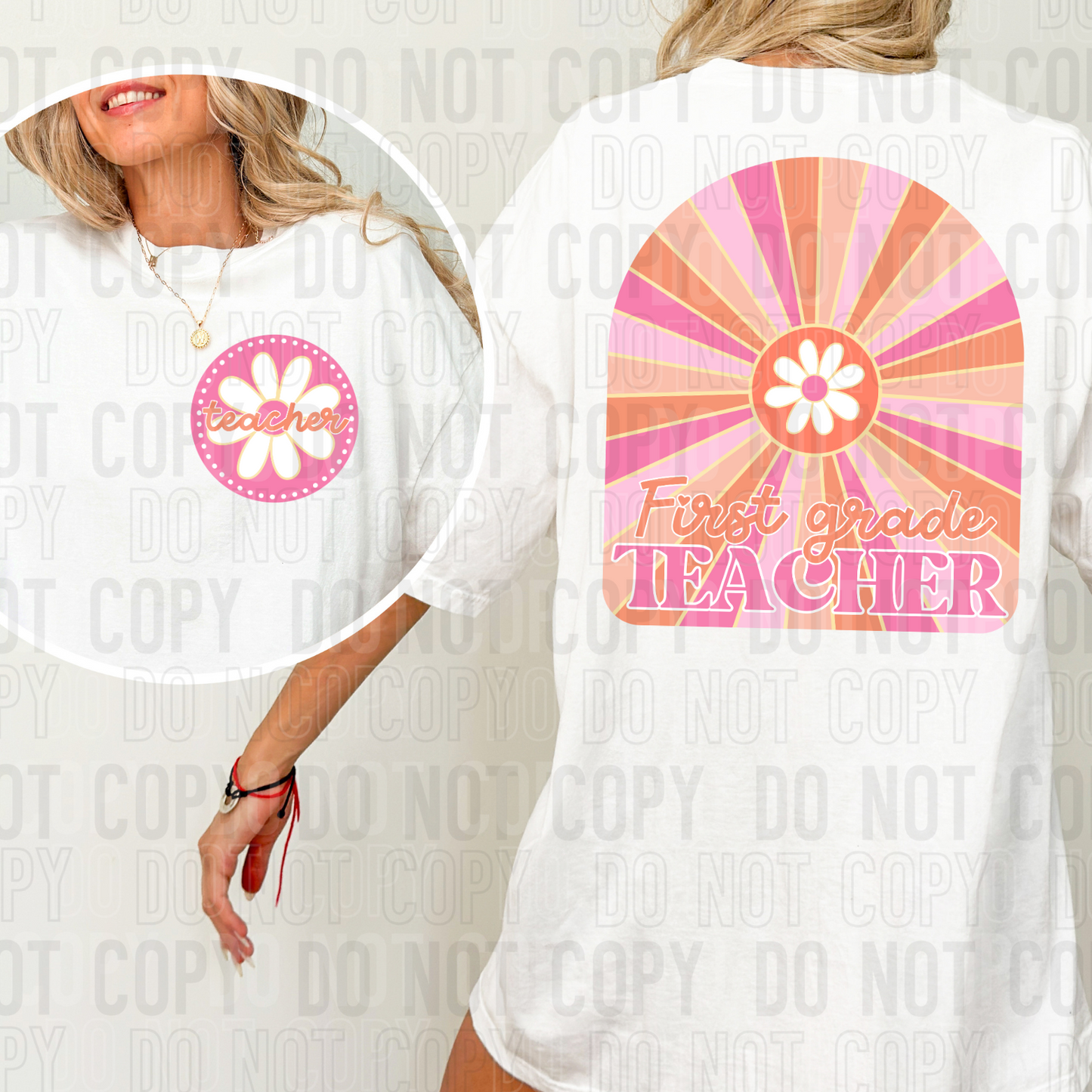 First grade teacher (front)