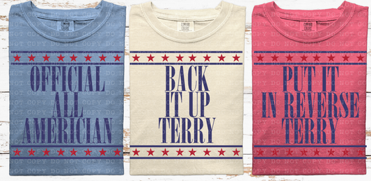 Put it in reverse Terry