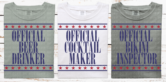 Official cocktail maker