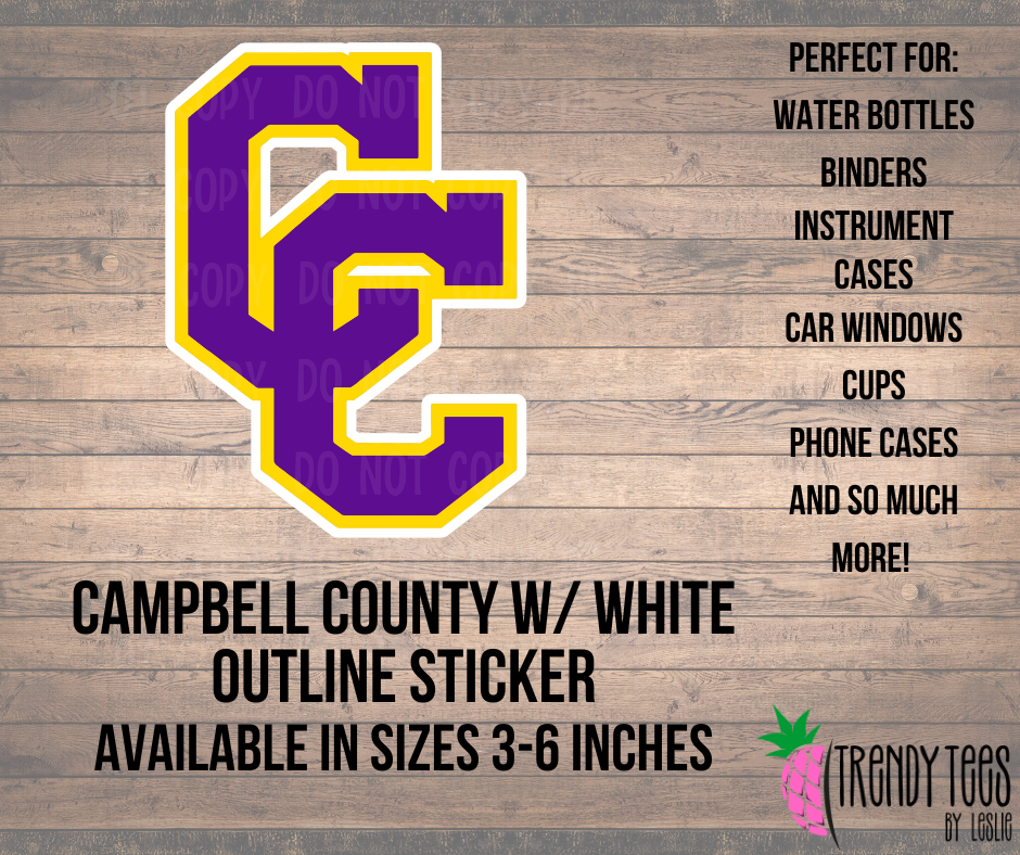 Campbell County Camels sticker