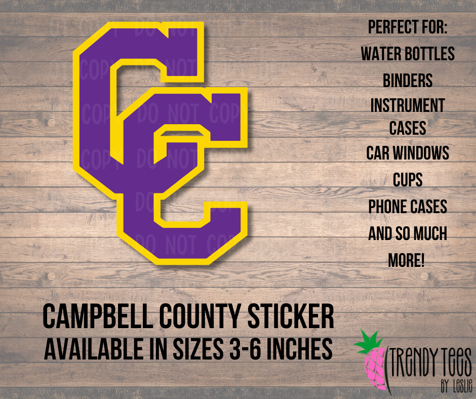 Campbell County Camels sticker