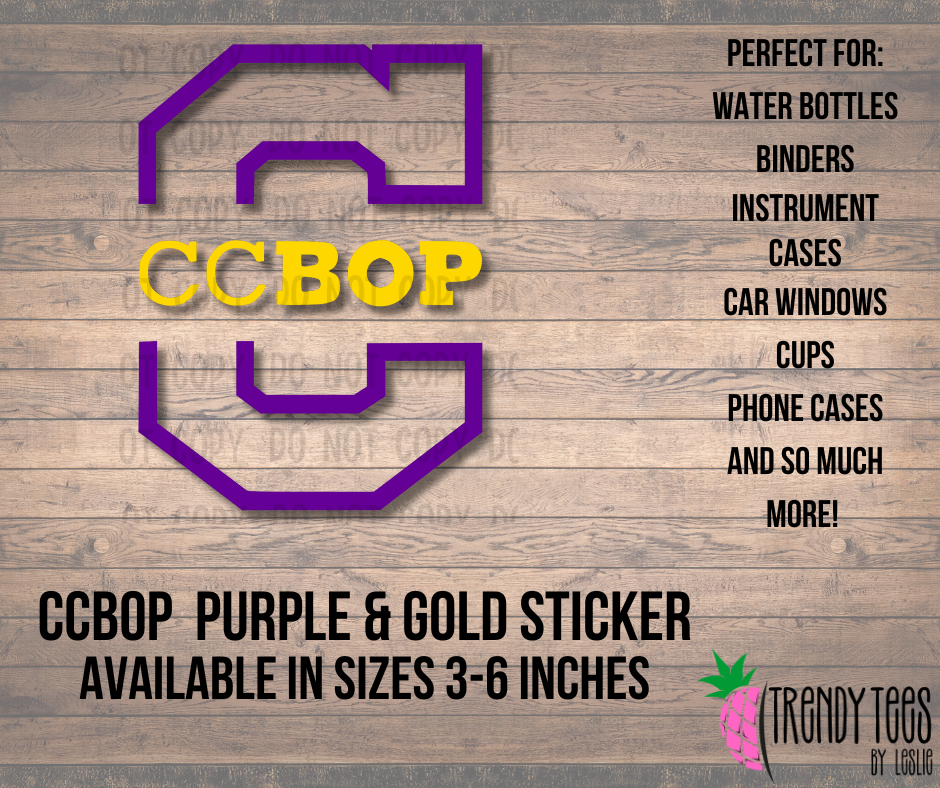 CCBOP Sticker