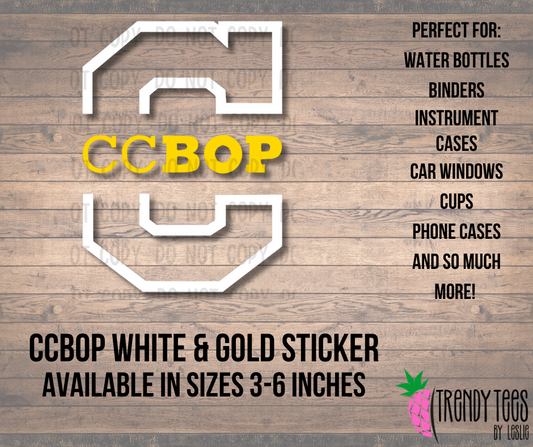 CCBOP Sticker