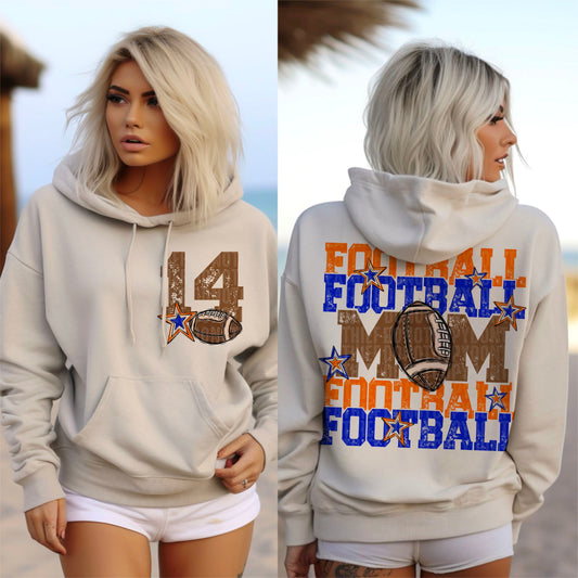 Football Mom (orange/royal blue-back)