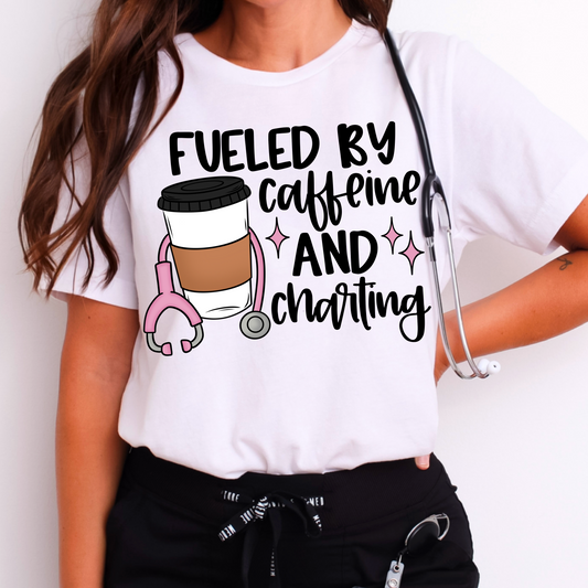 Fueled by caffeine and charting (black)